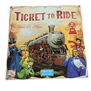 Ticket To Ride Days of Wonder Strategic Train Railway Board Game 2016 - Complete